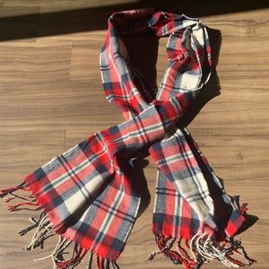 Unisex Plaid Scarf